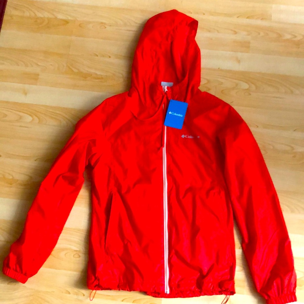 Columbia women’s fleece lined rain coat